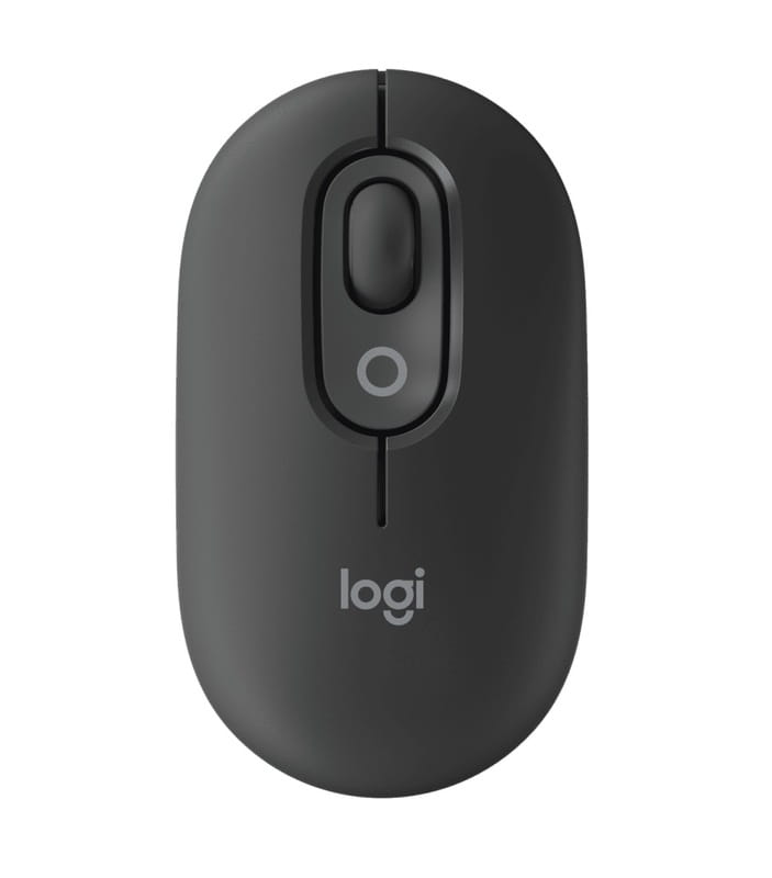 Мышь беспроводная Logitech Pop Mouse with Emoji Graphite (910-007412)