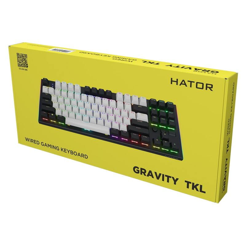 Клавіатура Hator Gravity TKL Orange Black (HTK560UA)