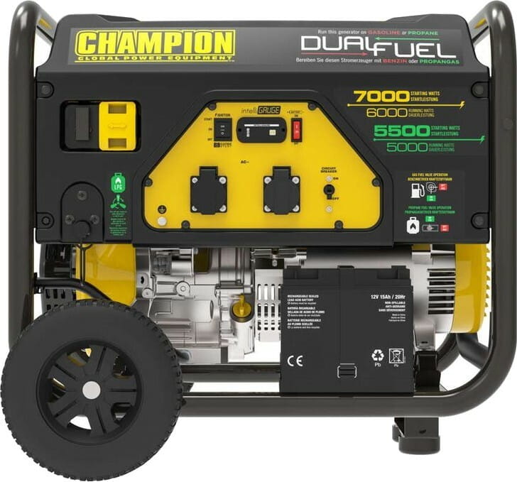 Генератор газобензиновый Champion 7.0 кВт (CPG7500E2-DF-EU)