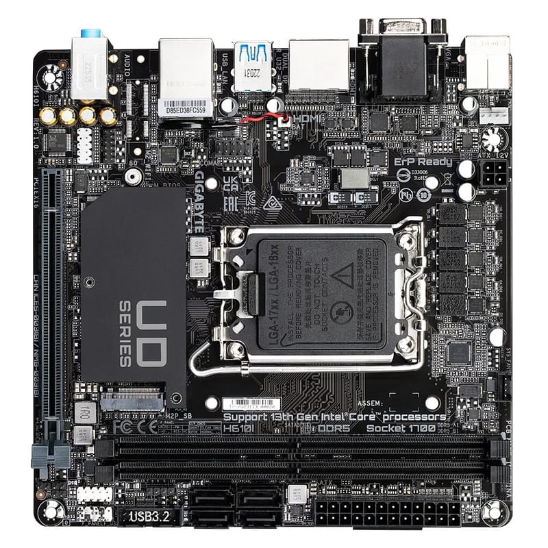 Материнская плата Gigabyte H610I Socket 1700