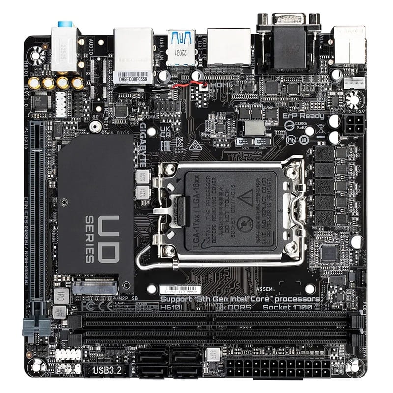 Материнська плата Gigabyte H610I Socket 1700