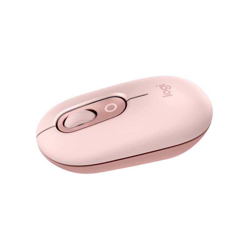 Мышь беспроводная Logitech Pop Mouse with Emoji Rose (910-007413)