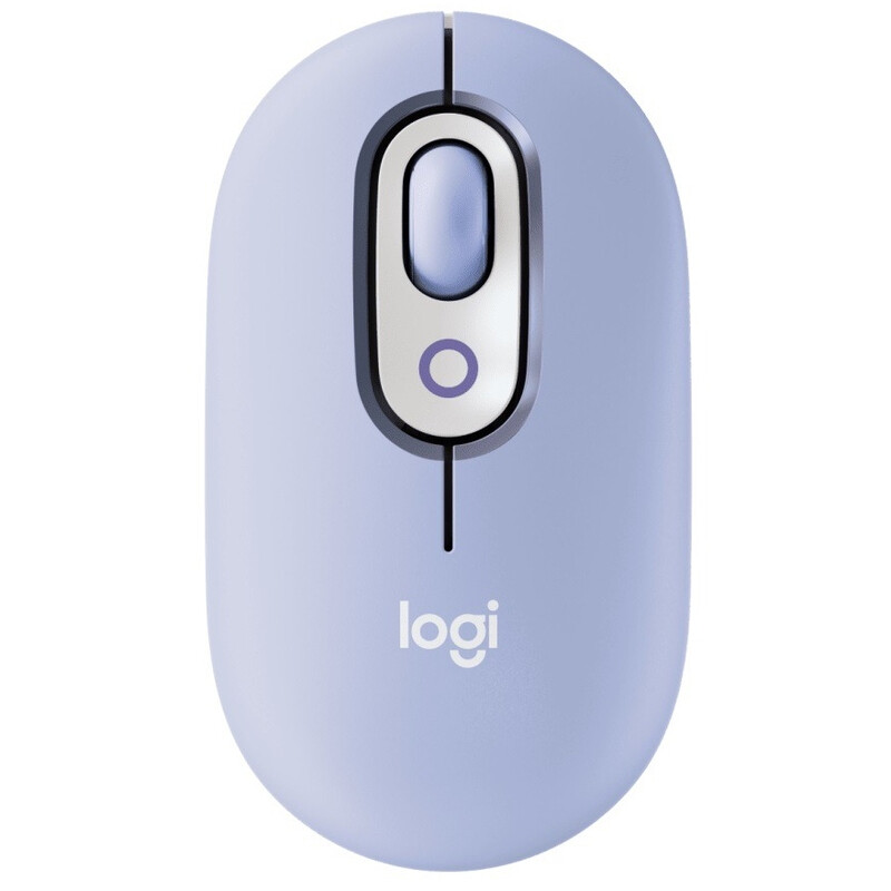 Миша бездротова Logitech Pop Mouse with Emoji Lilac (910-007414)