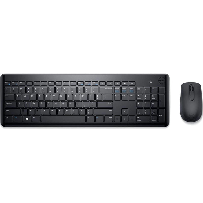 Комплект (клавіатура, миша) бездротовий Dell KM3322W Black (580-AKGK)