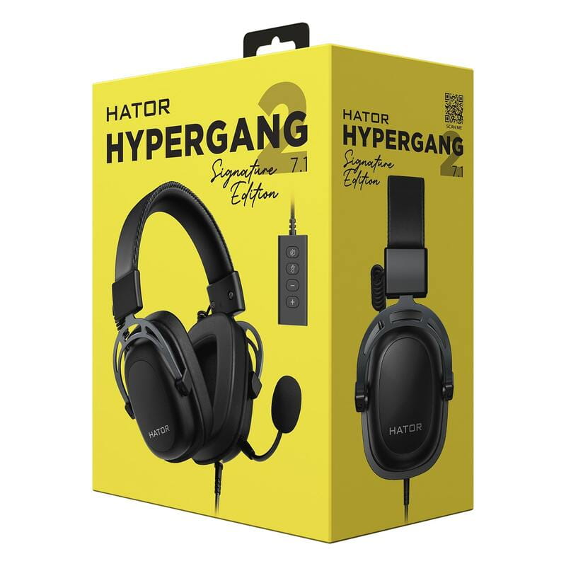 Гарнитура Hator Hypergang 2 USB 7.1 Titanium Edition (HTA-945)