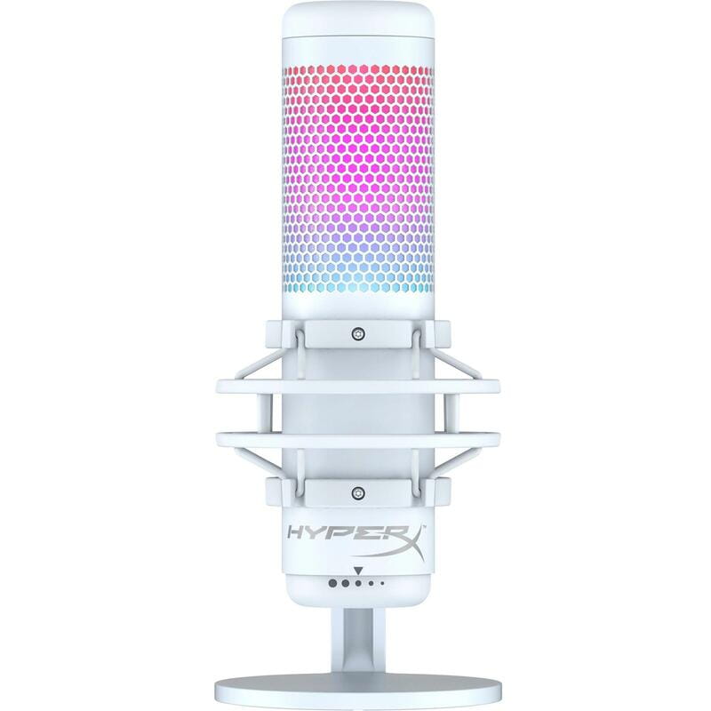 Мікрофон HyperX QuadCast S RGB White/Grey (519P0AA)