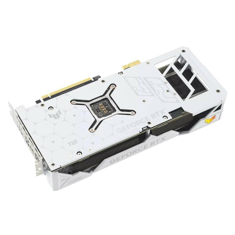 Видеокарта GF RTX 4070 Ti Super 16GB GDDR6X TUF Gaming BTF OC White Asus (TUF-RTX4070TIS-O16G-BTF-WHITE)