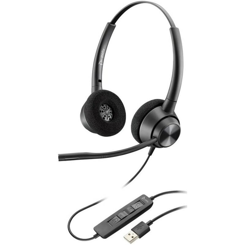 Гарнiтура Poly On-ear EncorePro 320 Black (767G0AA)