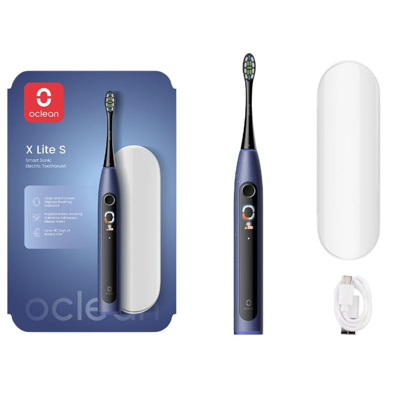 Умная зубная электрощетка Oclean X Lite Set Blue (6970810556407)