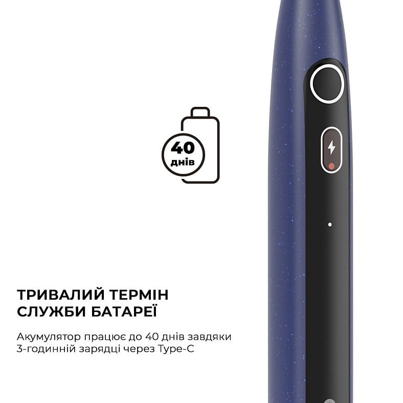 Умная зубная электрощетка Oclean X Lite Set Blue (6970810556407)