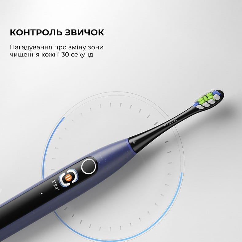 Умная зубная электрощетка Oclean X Lite Set Blue (6970810556407)