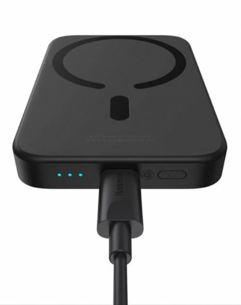 Универсальная мобильная батарея Baseus MagSafe 6000mAh 15W Black (PPCX02001)