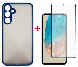 Чeхол-накладка Dengos для Samsung Galaxy M35 5G SM-M356 Blue (DG-KM-108) + защитное стекло