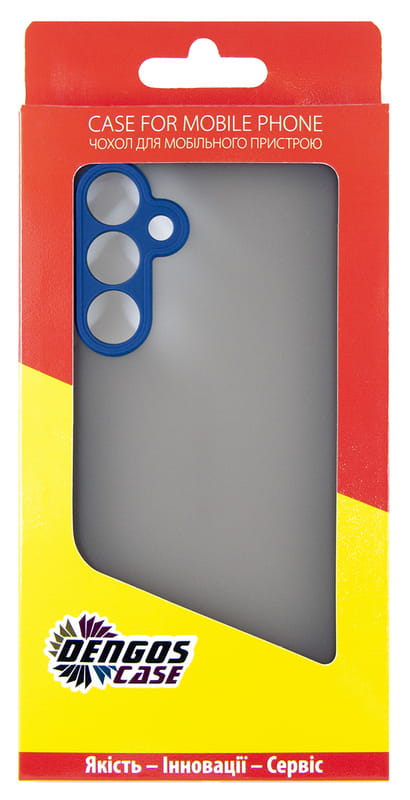 Чeхол-накладка Dengos Matt для Samsung Galaxy M35 5G SM-M356 Blue (DG-TPU-MATT-145)