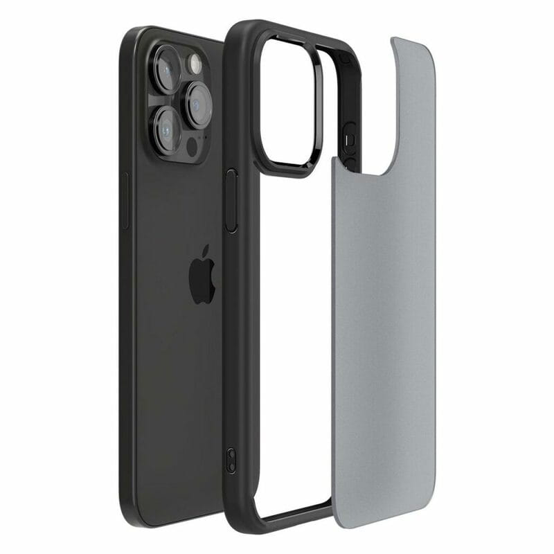 Чeхол-накладка Spigen Ultra Hybrid для Apple iPhone 15 Pro Max Frost Black (ACS06568)