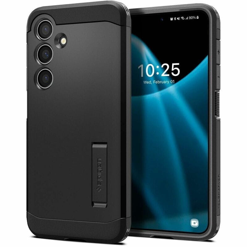 Чохол-накладка Spigen для Samsung Galaxy S24 SM-S921 Tough Armor Black (ACS07355)