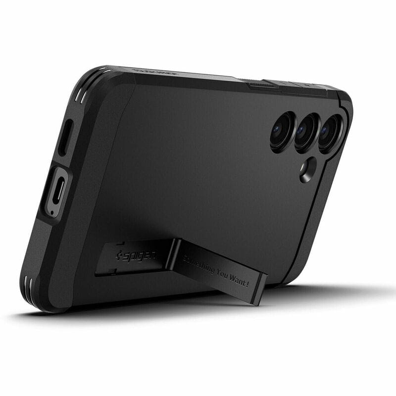 Чeхол-накладка Spigen для Samsung Galaxy S24 SM-S921 Tough Armor Black (ACS07355)