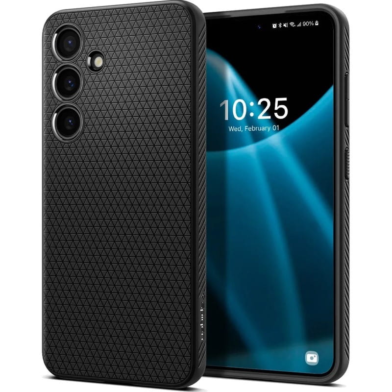 Чохол-накладка Spigen для Samsung Galaxy S24+ SM-S926 Liquid Air Matte Black (ACS07327)