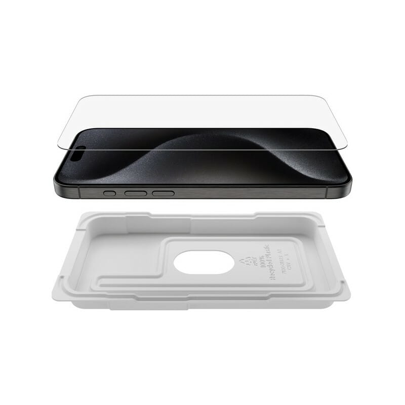 Захисне скло Belkin TemperedGlass для iPhone 15 Pro Max (OVA138ZZ)