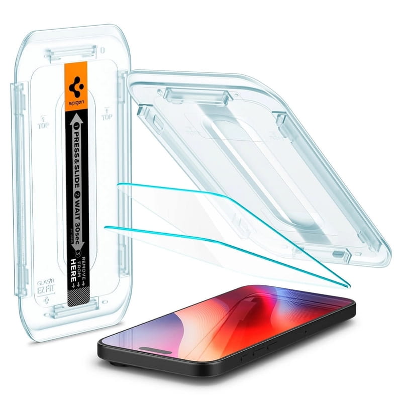 Захисне скло Spigen Glas.tR EZ Fit для Apple iPhone 16 Pro (AGL07928) 2шт