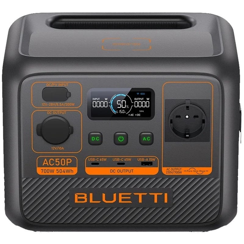 Зарядна станція Bluetti AC50P, 504Wh, 700W, LiFePO4