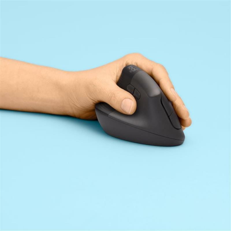 Мышь беспроводная Logitech Lift Left Vertical Ergonomic (910-006495) Graphite USB