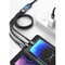 Фото - Кабель XoKo SC-3100 USB - Lightning + micro USB + USB Type-C (M/M), 1.2 м, Black (SC-3100) | click.ua