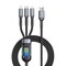 Фото - Кабель XoKo SC-3100 USB - Lightning + micro USB + USB Type-C (M/M), 1.2 м, Black (SC-3100) | click.ua