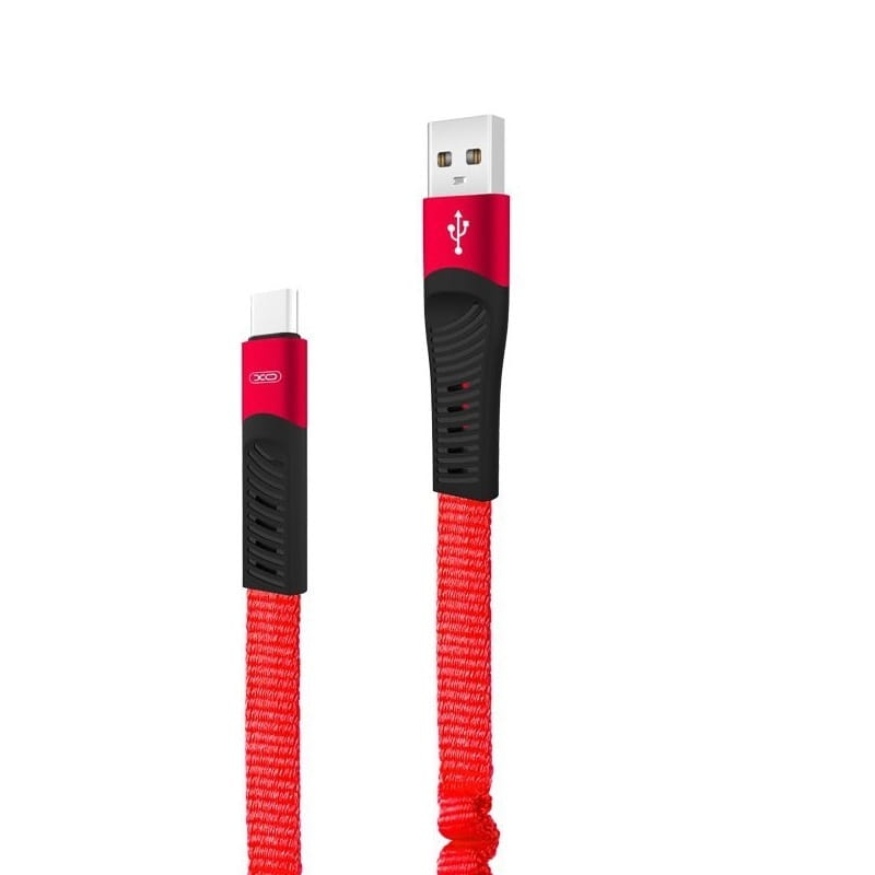 Кабель XO NB127 USB - USB Type-C (M/M), 1.2 м, Red (NB127-M-RD)