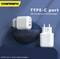 Фото - Мережевий зарядний пристрій Denmen DC26 (2USB) PD20W+QC3.0 White (DC26-WH) | click.ua