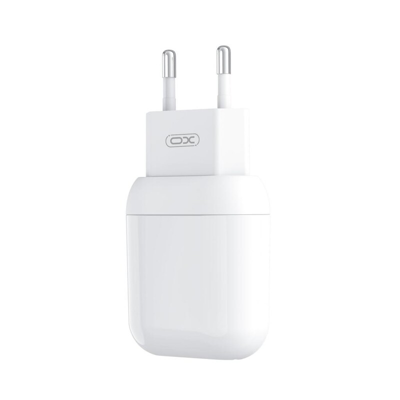 Сетевое зарядное устройство XO L78 (2USBх2.4A) White (L78-L-WH) + кабель Lightning