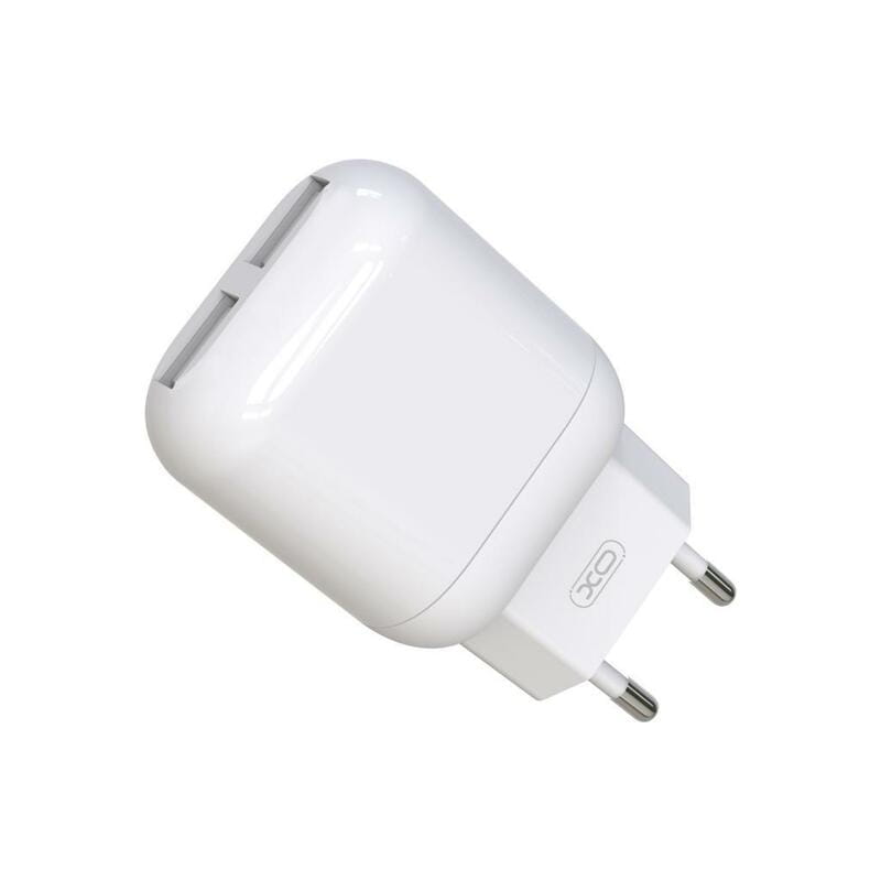 Сетевое зарядное устройство XO L78 (2USBх2.4A) White (L78-M-WH) + кабель microUSB