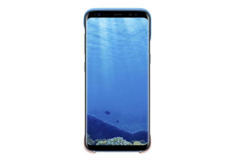 Чехол-накладка Samsung 2 Piece Cover для Samsung Galaxy S8+ G955 Blue/Peach (EF-MG955CLEGRU)