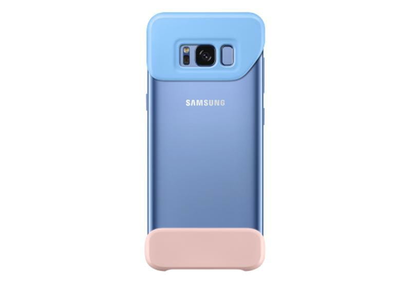 Чехол-накладка Samsung 2 Piece Cover для Samsung Galaxy S8+ G955 Blue/Peach (EF-MG955CLEGRU)
