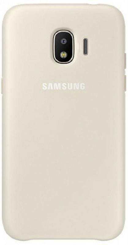 Чeхол-накладка Samsung Dual Layer Cover для Samsung Galaxy J2 (2018) SM-J250 Gold (EF-PJ250CFEGRU)