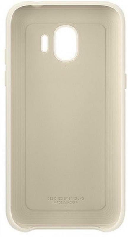 Чeхол-накладка Samsung Dual Layer Cover для Samsung Galaxy J2 (2018) SM-J250 Gold (EF-PJ250CFEGRU)