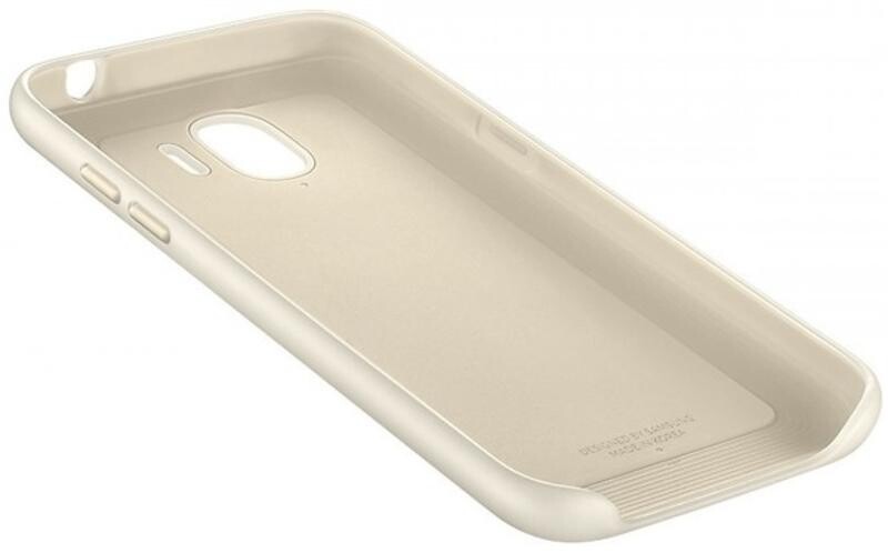 Чeхол-накладка Samsung Dual Layer Cover для Samsung Galaxy J2 (2018) SM-J250 Gold (EF-PJ250CFEGRU)