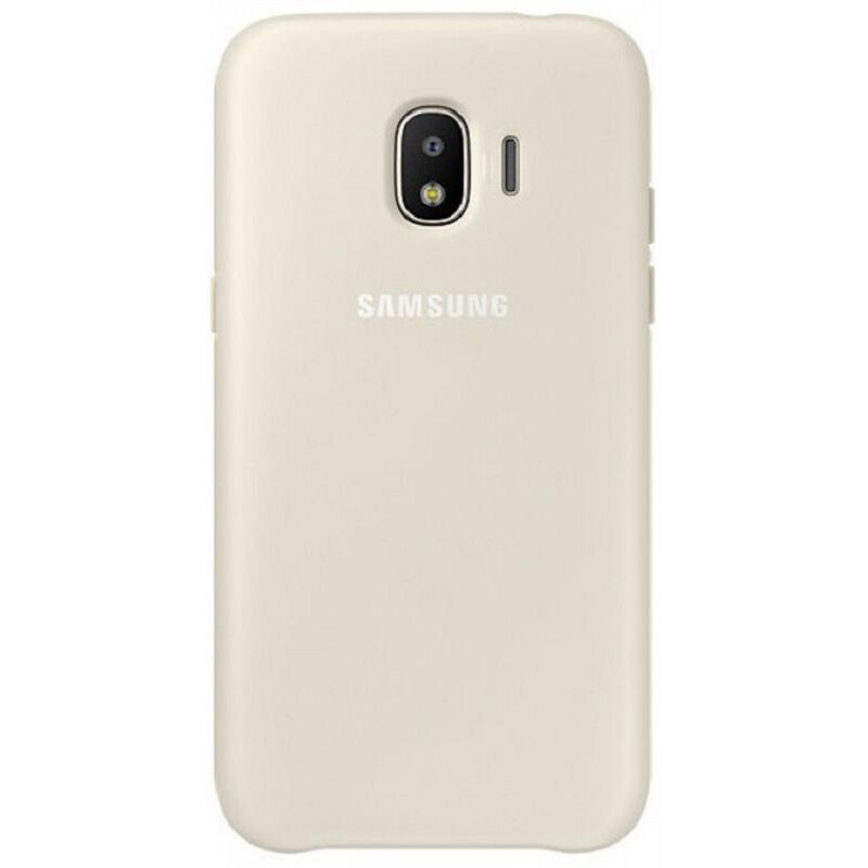 Чeхол-накладка Samsung Dual Layer Cover для Samsung Galaxy J2 (2018) SM-J250 Gold (EF-PJ250CFEGRU)