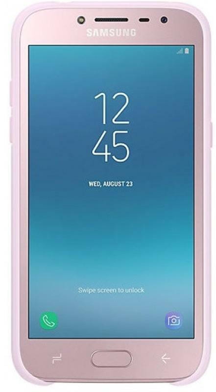 Чeхол-накладка Samsung Dual Layer Cover для Samsung Galaxy J2 (2018) SM-J250 Pink (EF-PJ250CPEGRU)