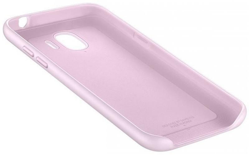 Чeхол-накладка Samsung Dual Layer Cover для Samsung Galaxy J2 (2018) SM-J250 Pink (EF-PJ250CPEGRU)