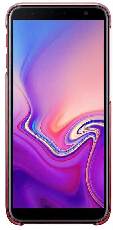 Чехол-накладка Samsung Gradation Cover для Samsung Galaxy J6+ SM-J610 Red (EF-AJ610CREGRU)