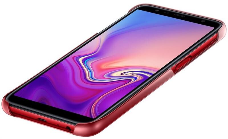 Чехол-накладка Samsung Gradation Cover для Samsung Galaxy J6+ SM-J610 Red (EF-AJ610CREGRU)