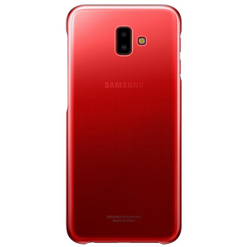 Чехол-накладка Samsung Gradation Cover для Samsung Galaxy J6+ SM-J610 Red (EF-AJ610CREGRU)