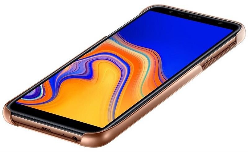 Чехол-накладка Samsung Gradation Cover для Samsung Galaxy J4+ SM-J415 Gold (EF-AJ415CFEGRU)