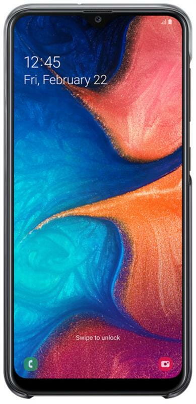 Чехол-накладка Samsung Gradation Cover для Samsung Galaxy A20 SM-A205 Black (EF-AA205CBEGRU)