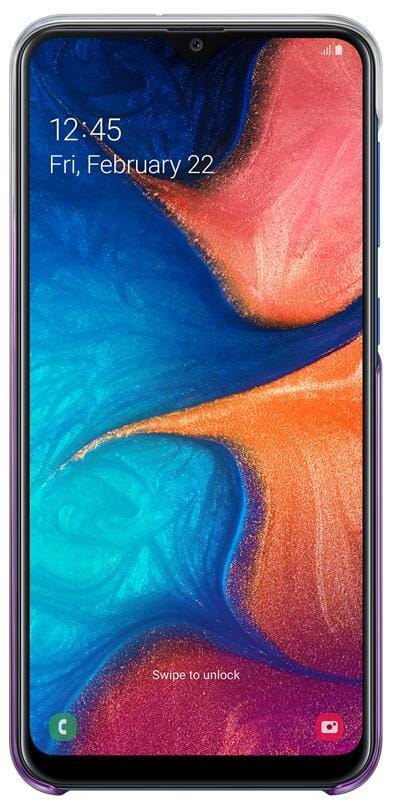 Чехол-накладка Samsung Gradation Cover для Samsung Galaxy A20 SM-A205 Violet (EF-AA205CVEGRU)