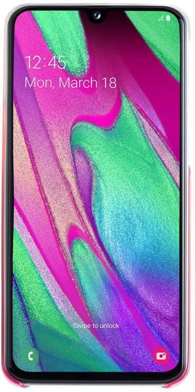 Чехол-накладка Samsung Gradation Cover для Samsung Galaxy A40 SM-A405 Pink (EF-AA405CPEGRU)