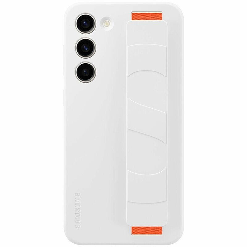 Чехол-накладка Samsung Silicone Grip Case для Samsung Galaxy S23+ SM-S916 White (EF-GS916TWEGRU)