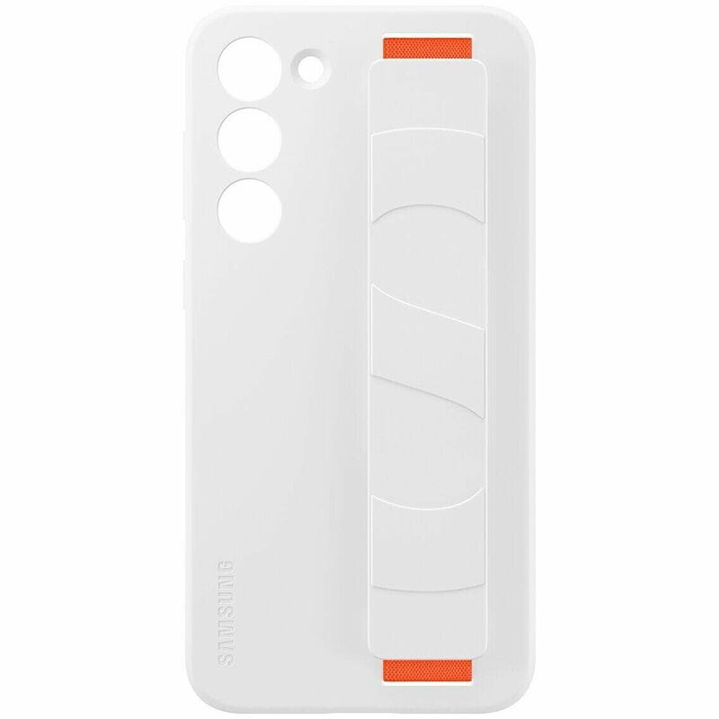 Чохол-накладка Samsung Silicone Grip Case для Samsung Galaxy S23+ SM-S916 White (EF-GS916TWEGRU)