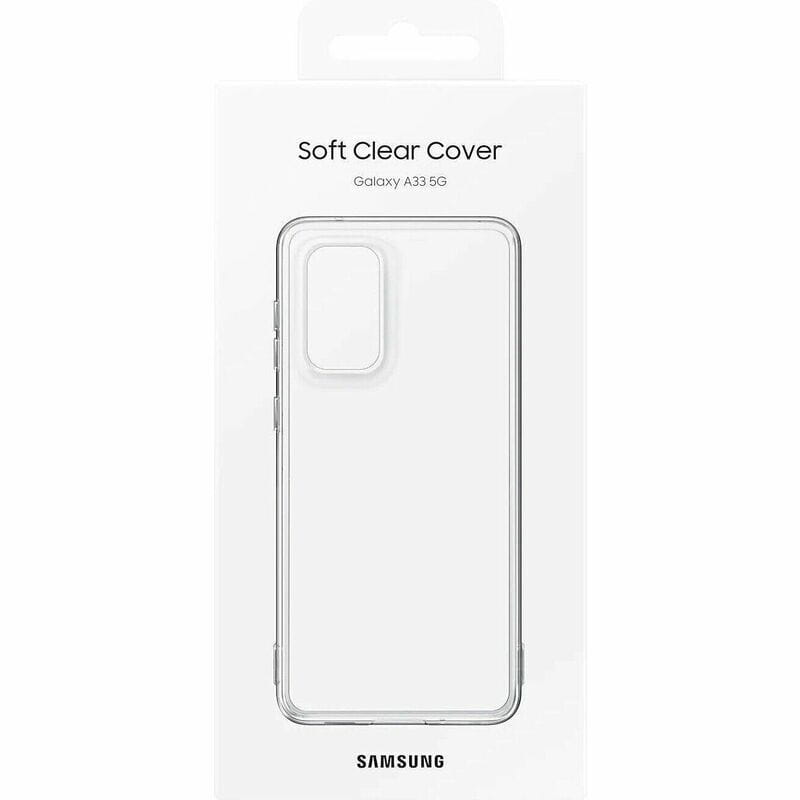 Чохол-накладка Samsung Soft Clear Cover для Samsung Galaxy A33 SM-A336 Transparent (EF-QA336TTEGRU)